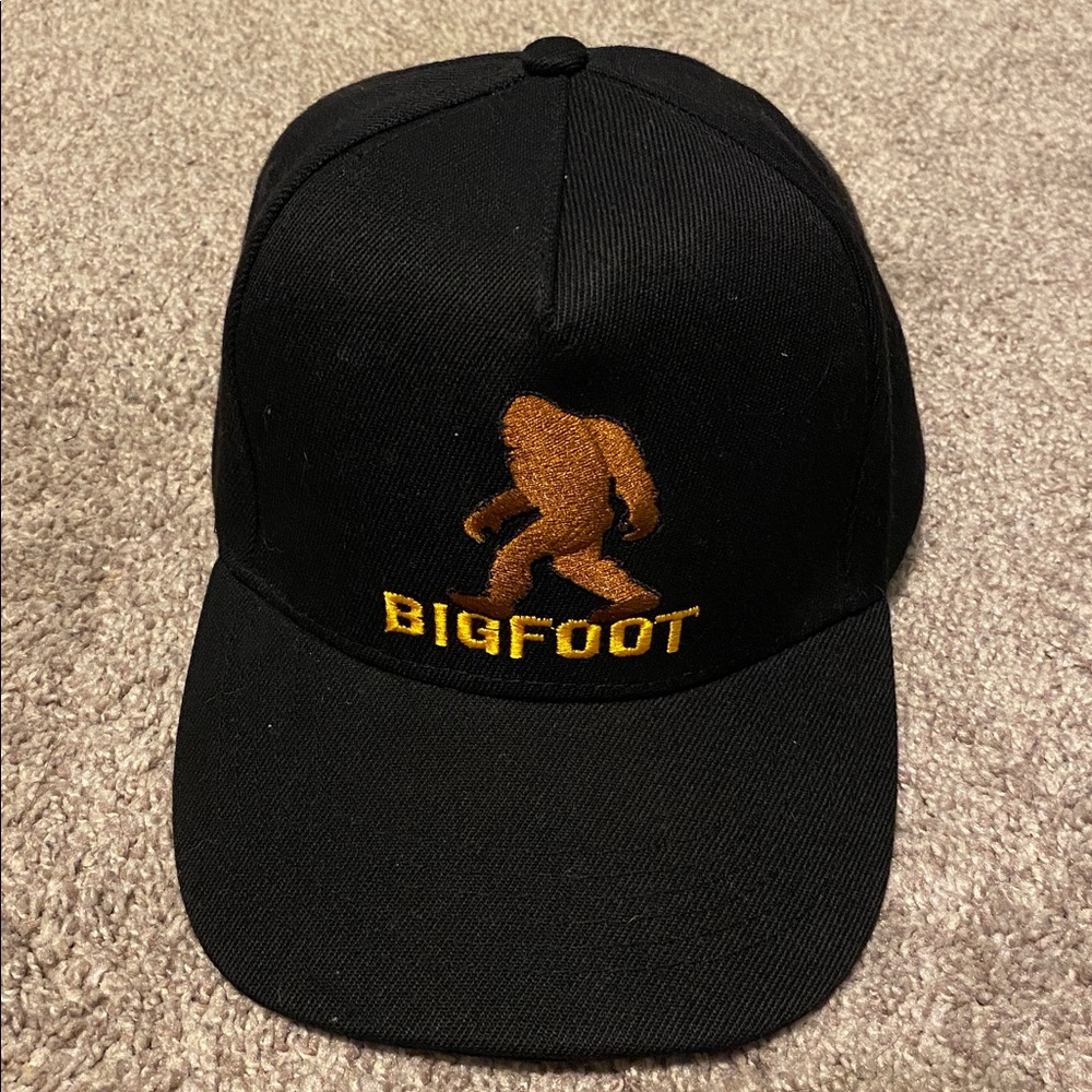 FRESH Black Bigfoot Embroidered Cap
